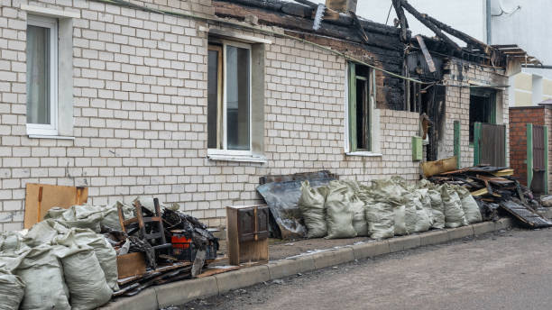 Professional Soot Cleanup technician working in Balsam Lake, WI
